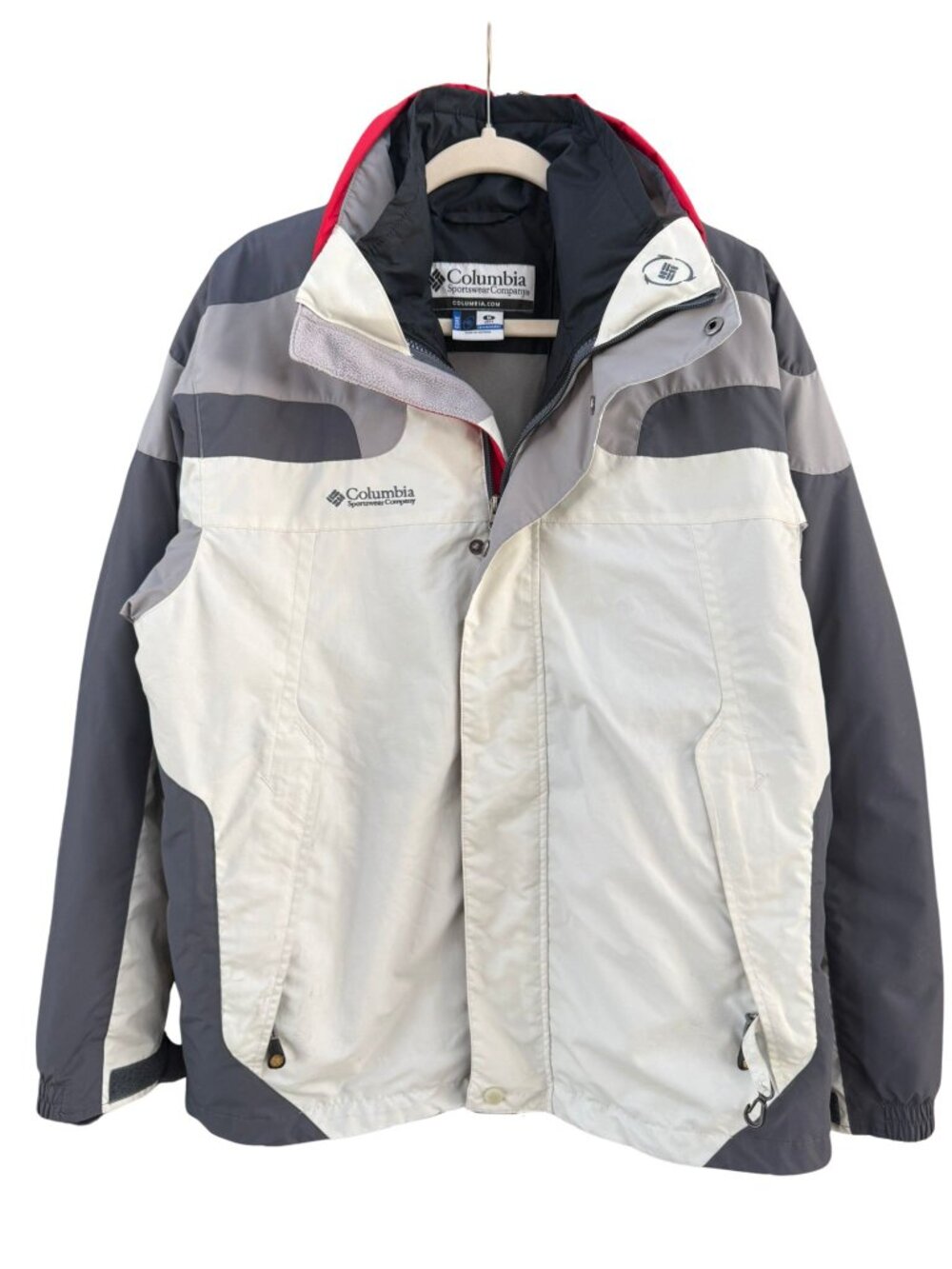 Columbia Core Interchange 3-in-1 Colorblock Ski Jacket Men’s M Y2K